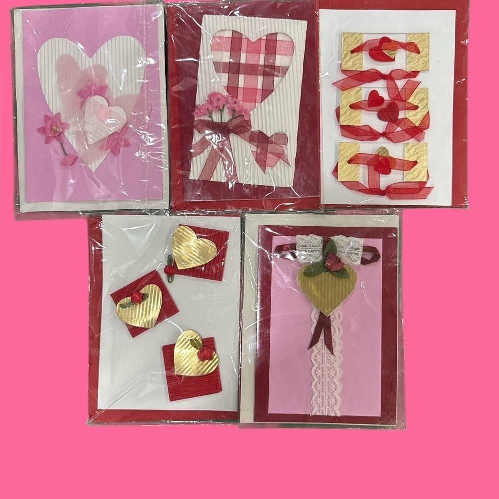 3-D Greeting Cards – Choose Any 5 – Blank w/ Envelopes